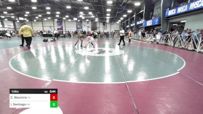 113 lbs Consi Of 32 #2 - Cash Waymire, TN vs Izaiah Santiago, MA