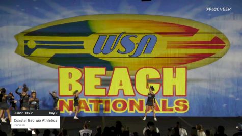 Coastal Georgia Athletics - Platinum [2022 Junior--Div 2 Day 2] 2022 WSA Beach Nationals