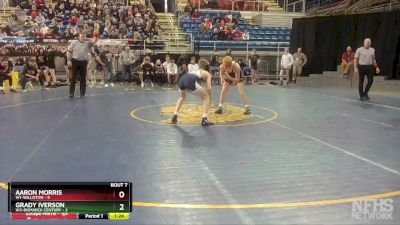 106 lbs Semis & 1st Wb (8 Team) - Aaron Morris, W1-Williston vs Grady Iverson, W3-Bismarck Century