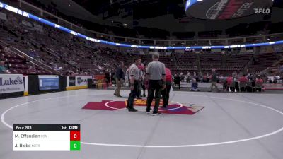 215 lbs Cons Round 1 - Mark Effendian, Faith Christian vs Jared Blobe, Notre Dame-GP