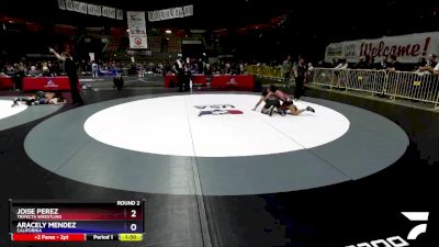 120 lbs Round 2 - Joise Perez, Trifecta Wrestling vs Aracely Mendez, California