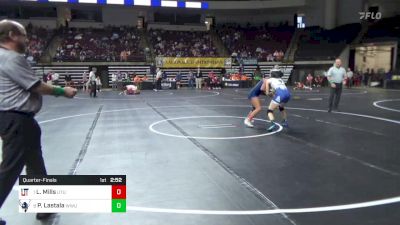 123 lbs Quarterfinal - Lauren Mills, Utah Tech (W) vs Parker Lastala, Western Washington (W)