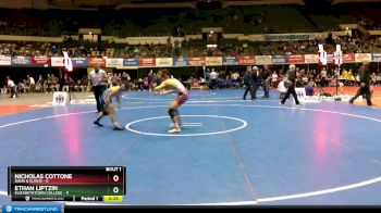 125 lbs Round 1 (3 Team) - Ethan Liptzin, Elizabethtown College vs Nicholas Cottone, Davis & Elkins