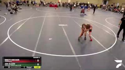 100 lbs Round 2 - Brett Kiecker, Minnesota vs Ian Olson, Waconia Wrestling Club