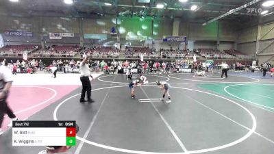 49 lbs Semifinal - Whitaker Gist, Black Fox Wr Ac vs Kaiden Wiggins, U-town