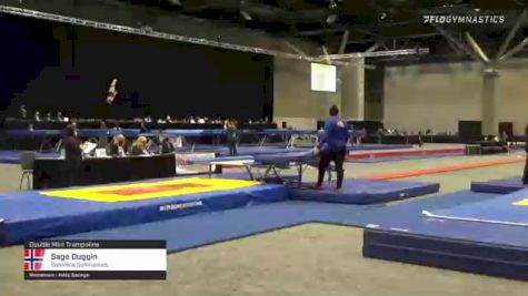 Sage Duggin - Double Mini Trampoline, Sonshine Gymnastics. - 2021 USA Gymnastics Championships