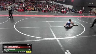 75 lbs Cons. Round 2 - Rex Droessler, RT ELITE CC vs Cale Vandenbush, Nicolet Knights Wrestling Club