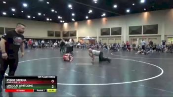80 lbs Finals (2 Team) - Lincoln Whitcome, Iowa Black vs Rydge Sterna, Iowa Silver