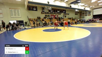 223 lbs Consolation - David Ozuna, Clovis West vs Cole Robertson, San Clemente