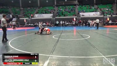 6A 165 lbs Semifinal - Daishun Powe, Gardendale Hs vs Agustin Hernandez-Maldonado, Hazel Green HS