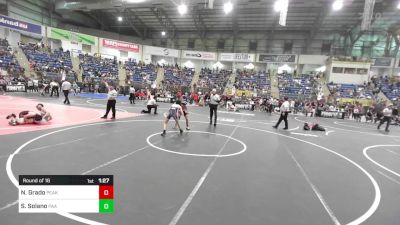 105 lbs Round Of 16 - Noah Grado, Peakview Academy vs Sonny Solano, Paa