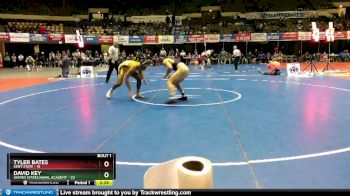 184 lbs Finals (2 Team) - Tyler Bates, Kent State vs David Key, United States Naval Academy