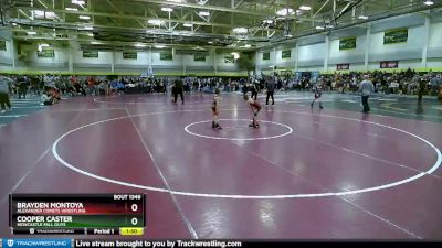 50 lbs Cons. Round 3 - Brayden Montoya, Alexander Comets Wrestling vs Cooper Caster, Newcastle Fall Guys