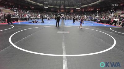 52 lbs Round Of 16 - Colson Beckley, Team Tulsa Wrestling Club vs Houston Daniels, Skiatook Youth Wrestling 2022-23