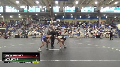 150 lbs Champ. Round 2 - Jacob Arthur, DeMatha Catholic vs Trevyn Suskowicz, John Carroll