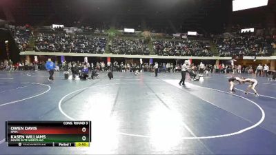 71 lbs Cons. Round 3 - Kasen Williams, Moyer Elite Wrestling vs Owen Davis, Iowa