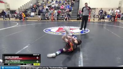 65 lbs Quarterfinal - Jacob Graber, Summit Wrestling Academy vs Cruz Prasnicki, Dakota Boyz Wrestling Club