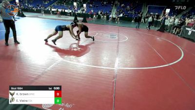 215 lbs Consi Of 16 #2 - Kaiden Brown, Springfield Central vs Evan Vieira, Foxborough