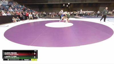 135 lbs Quarterfinal - Alexis Means, Wichita-Bishop Carroll vs Laiken Clark, Topeka-Washburn Rural