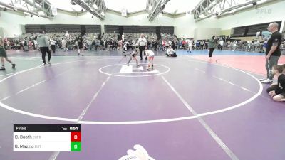 54-B2 lbs Final - Owen Booth, Cherokee vs Giovanni Mazzio, Elite NJ