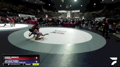 61 lbs Round 2 - Jason Orosco, California vs Arthur Parra, Hollister High School Wrestling