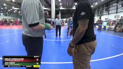 175 lbs Round 2 (3 Team) - Walid Aitboulahri, RALEIGH AREA WRESTLING vs Sam Diggs, HEAVY HITTING HAMMERS