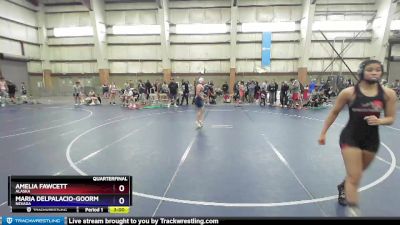 150 lbs Quarterfinal - Amelia Fawcett, Alaska vs Maria Delpalacio-Goormastic, Nevada