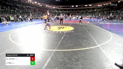 75 lbs Consi Of 16 #2 - Quinn Larsen, Yale Street vs Jason Roy, Williamstown Braves