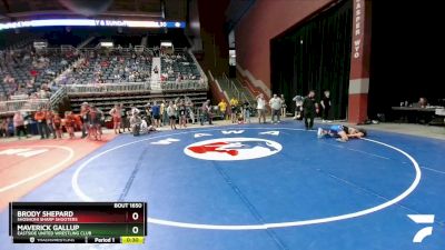 120 lbs Cons. Round 1 - Brody Shepard, Shoshoni Sharp Shooters vs Maverick Gallup, Eastside United Wrestling Club