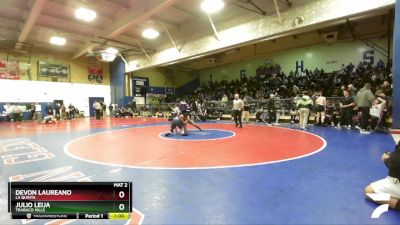 157 lbs Cons. Round 3 - Julio Leija, Trabuco Hills vs Devon Laureano, La Quinta