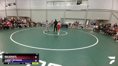 92 lbs Round 3 (6 Team) - Ava Schultz, Minnesota Blue vs Aubrey Reynolds, Arkansas