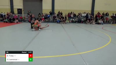 90 lbs Semifinal - Chase Lawrence, PINnacle Wrestling vs Declan Trueg, Immortal Athletics WC