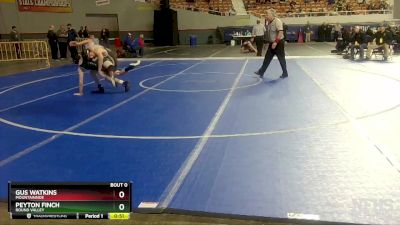 D4-113 lbs Cons. Round 1 - Gus Watkins, Mountainside vs Peyton Finch, Round Valley