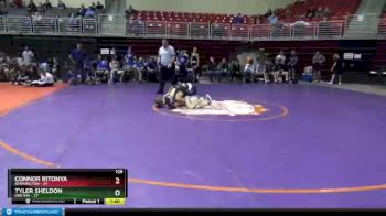 126 lbs Round 7 (8 Team) - Tyler Sheldon, Gretna vs Connor Ritonya, Bennington