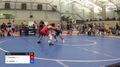 79 kg Round Of 64 - Zachary Stodden, Nebraska Golden Eagles Wrestling Club vs Cole Walter, Lehigh Valley Wrestling Club