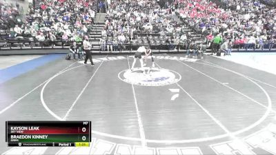 126 lbs 3rd Place Match - Braedon Kinney, Orem vs Kayson Leak, Sky View