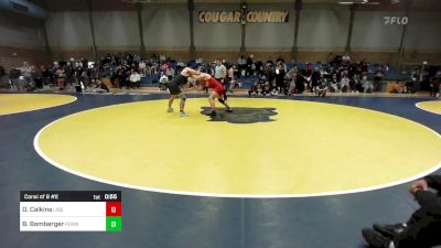 193 lbs Consi Of 8 #2 - David Calkins, Liberty-Brentwood vs Ben Bomberger, Poway