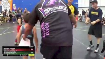 47 lbs Round 1 (8 Team) - Kolby Pitzen, Backyard Brawlers vs Cameron Kirk, Untouchables White