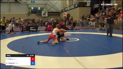 65 kg Round Of 32 - Parker Filius, Boilermaker RTC vs Carter Happel, IOWA