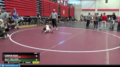 45 lbs Cons. Round 4 - Connor Bush, Weaver Youth Wrestling vs Riley Bullock, Ironclad Wrestling Club