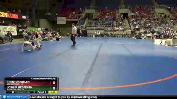 132 lbs Quarterfinals (8 Team) - Joshua Redfearn, E2-Valley City vs Trenton Gillen, W3-Dickinson