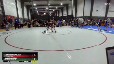 98 lbs Round 1 - Jonathan Fay, Hillsboro Mat Club vs Aiden Leinenbach, BMA Wrestling