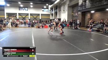 118 lbs Round 2 (6 Team) - Athena Solis, SOTM Pink vs Maddy Pineda, Lady Luck