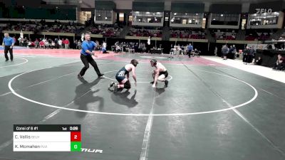 132 lbs Consi Of 8 #1 - Cord Vallis, Belmont Hill vs Keegan Mcmahon, Paul VI