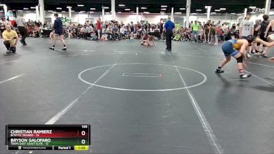 105 lbs Round 7 (8 Team) - Bryson Galofaro, Terps East Coast Elite vs Christian Ramierz, Bitetto Trained