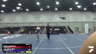 106 lbs Placement Matches (16 Team) - Alexa Rodriguez Lopez, Texas Blue vs Abigail Gindele, Minnesota Red