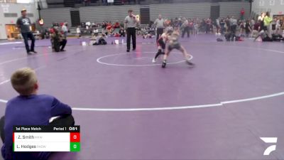 56-61 lbs 1st Place Match - Zander Smith, Midwest Xtreme Wrestling vs Lyrik Hodges, RHYNO ACADEMY Of WRESTLING