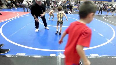 46 lbs Consolation - Ryker Campbell, Pryor Tigers vs Rhett Lewis, Dark Cloud Wrestling Club