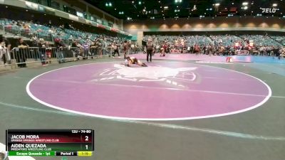 74-80 lbs Round 3 - Jacob Mora, Spanish Springs Wrestling Club vs Aiden Quezada, Predators Wrestling Club