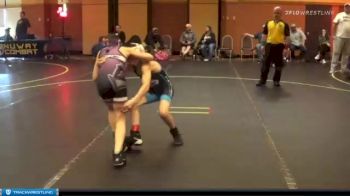 82 lbs Round 3 (3 Team) - Davon Bradley, The Untouchables Gold vs Corbyn Weiss, The Untouchables Purple